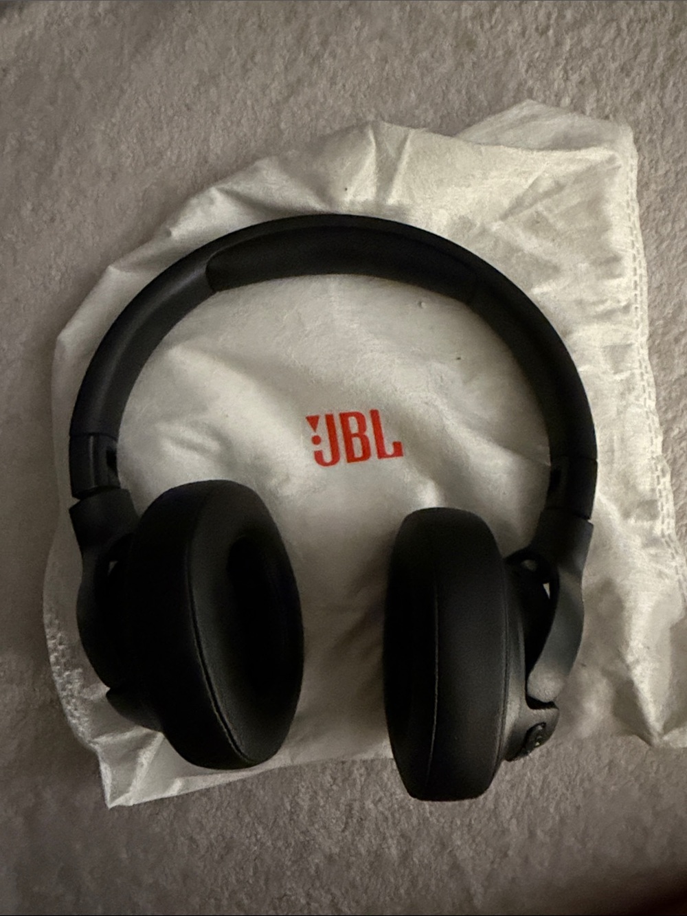 JBL Matte Black Over-Ear Wireless Headphones